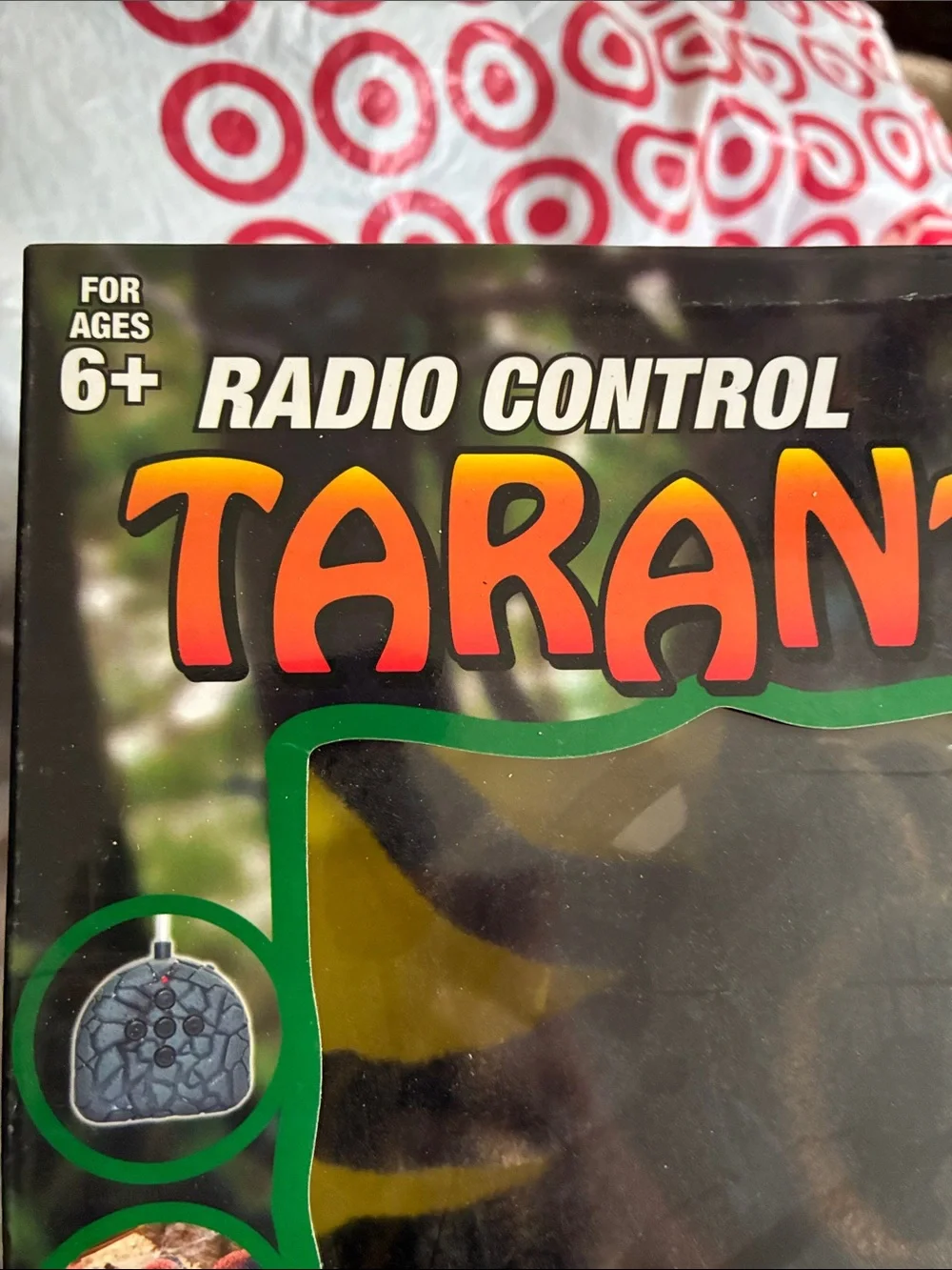 Radio Control Tarantula Plush - Black - Unbranded halloween